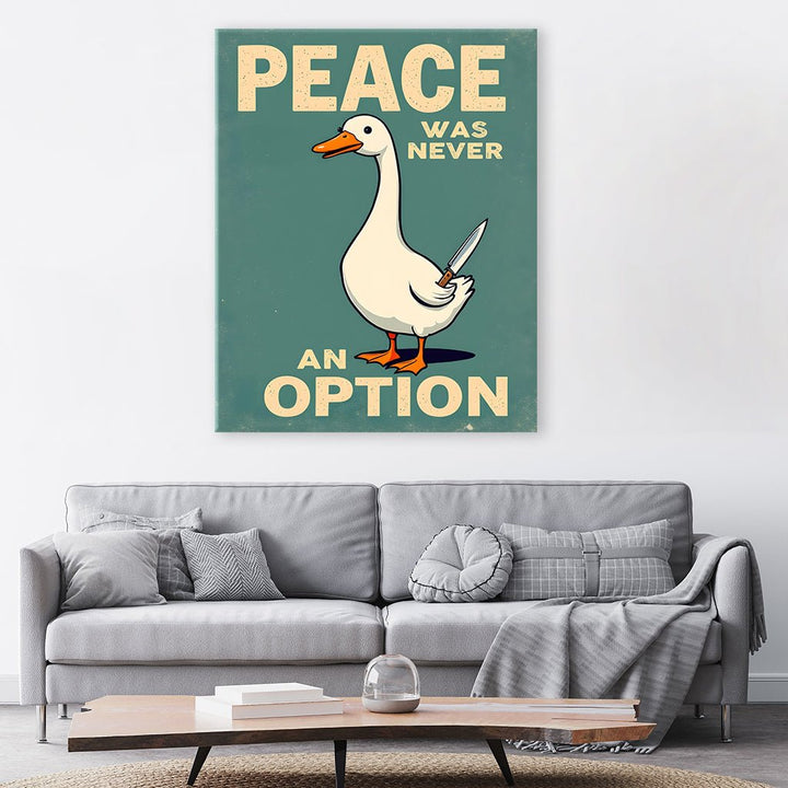 Peace Was Never An Option by Zenzdesign - Affengeile Bilder