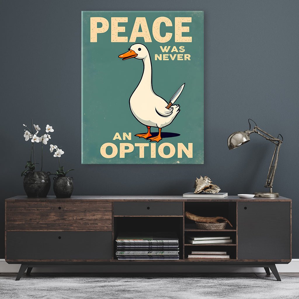 Peace Was Never An Option by Zenzdesign - Affengeile Bilder
