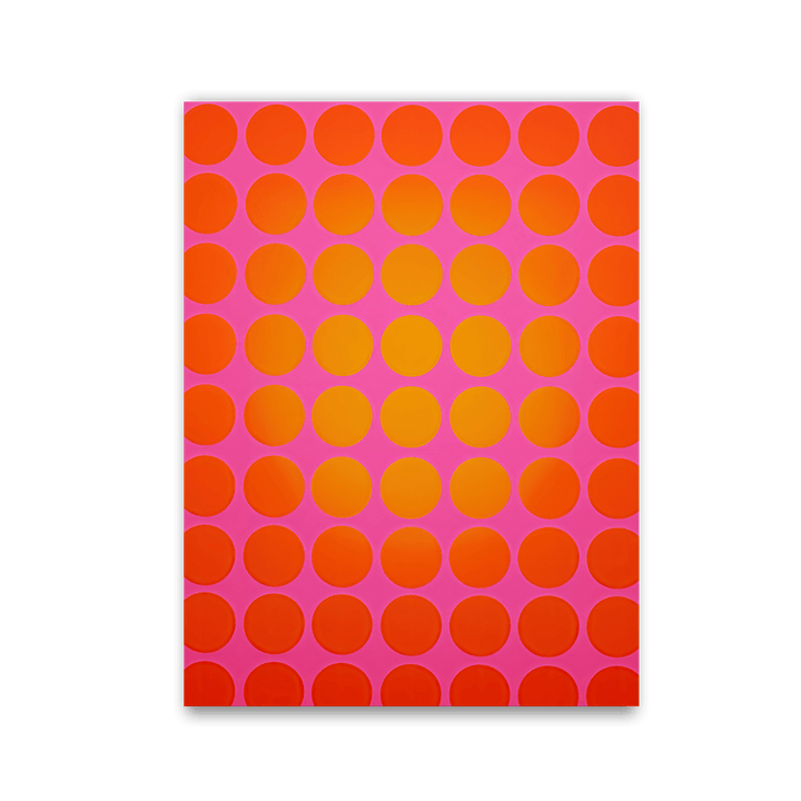 Pink & Orange Polka Dots by Frank Daske - Affengeile Bilder