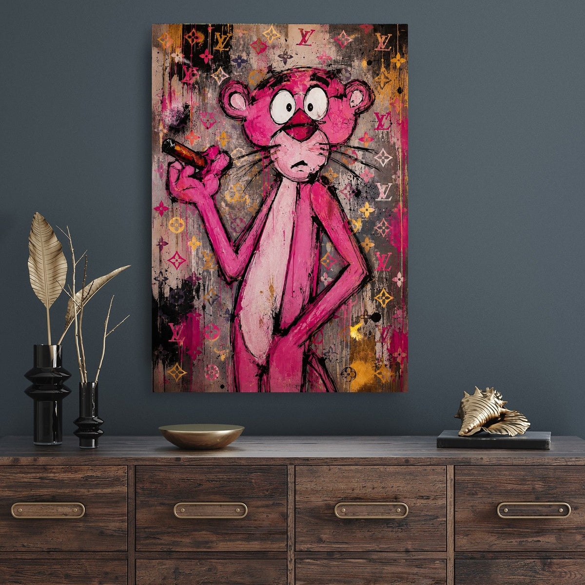 Pink Panther x Louis Vuitton Graffiti_ by Mark Matthews - Affengeile Bilder
