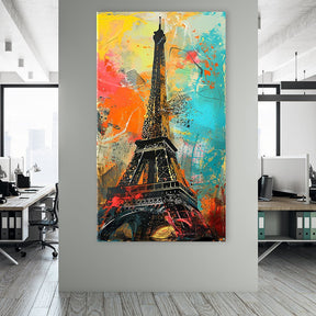 Popart Eiffel Tower by Catill - Affengeile Bilder