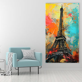 Popart Eiffel Tower by Catill - Affengeile Bilder