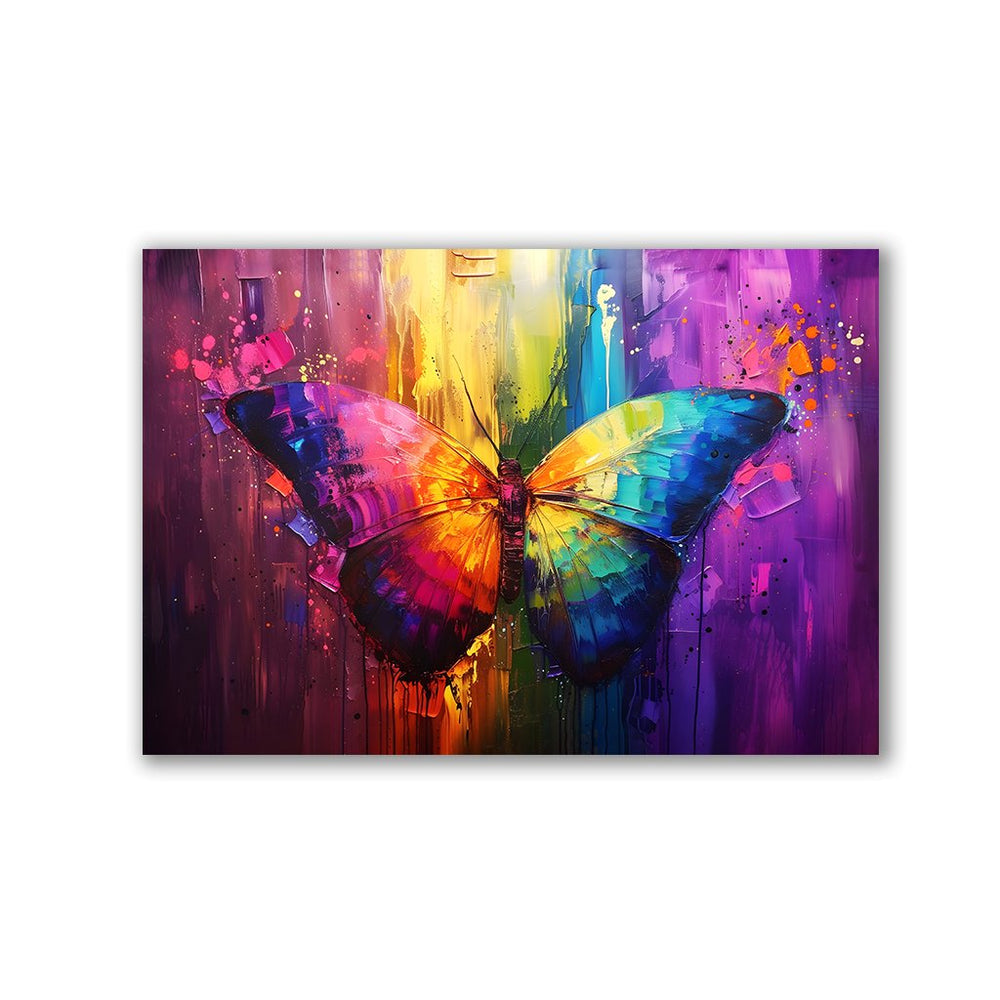 Rainbow Butterfly by Rosa Piazza - Affengeile Bilder