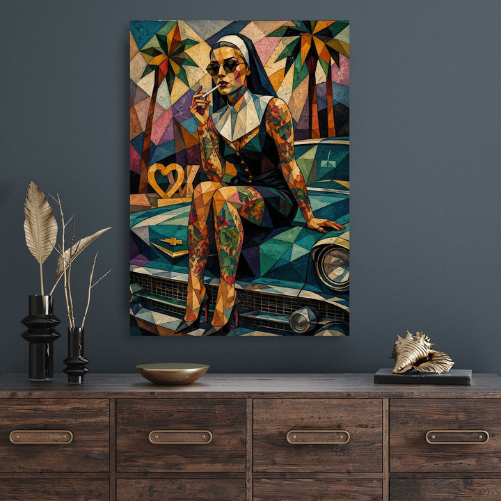 Rebel Nun x Picasso by Mark Matthews - Affengeile Bilder