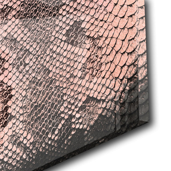 Snake Skin Rosé auf Acryl - Affengeile Bilder