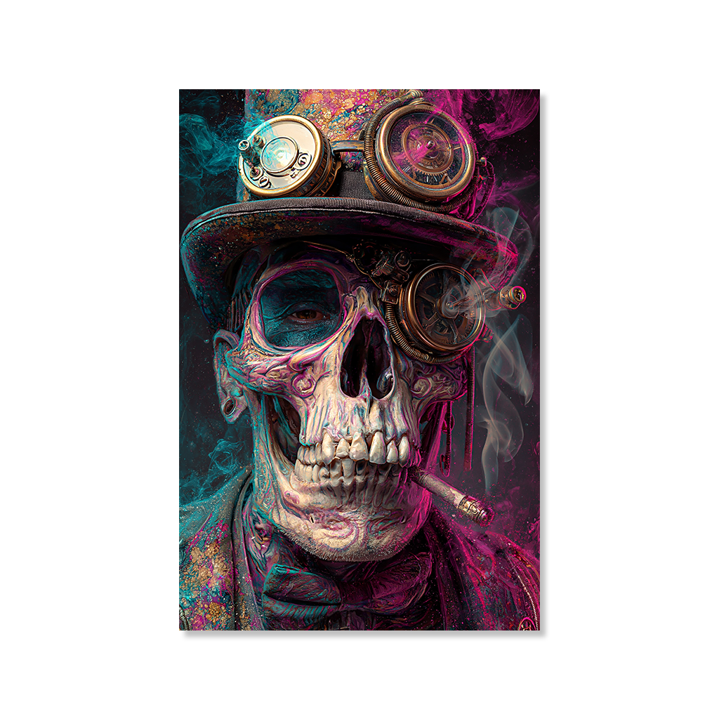 Steampunk Skull Portrait I by Catill - Affengeile Bilder