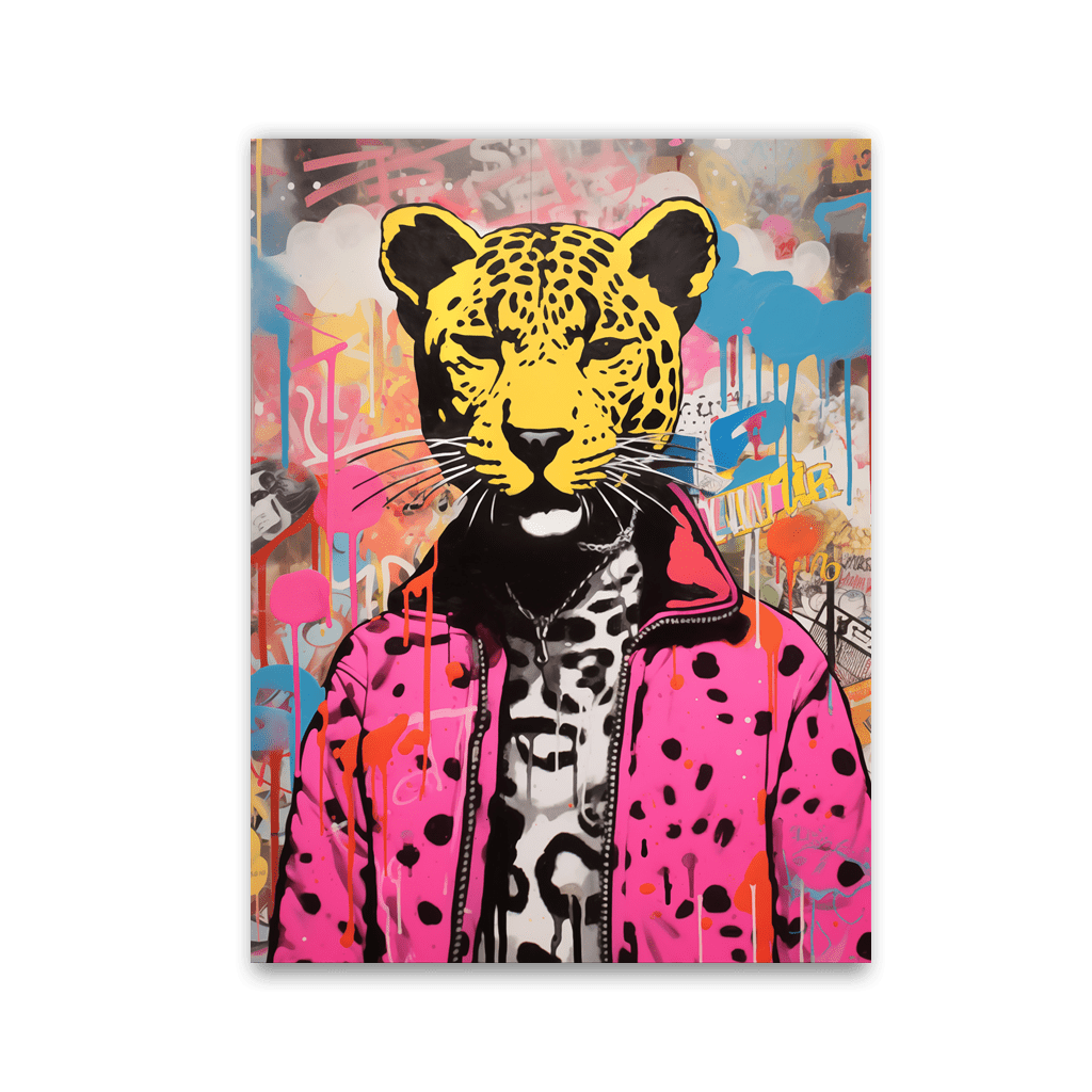 Streetwear Leopard King by Frank Daske - Affengeile Bilder