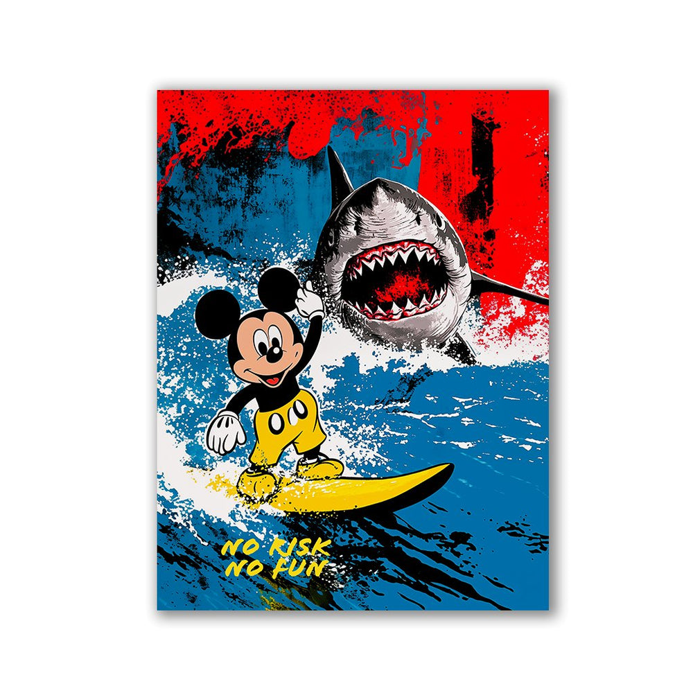 Surfing Mickey by Frank Daske - Affengeile Bilder