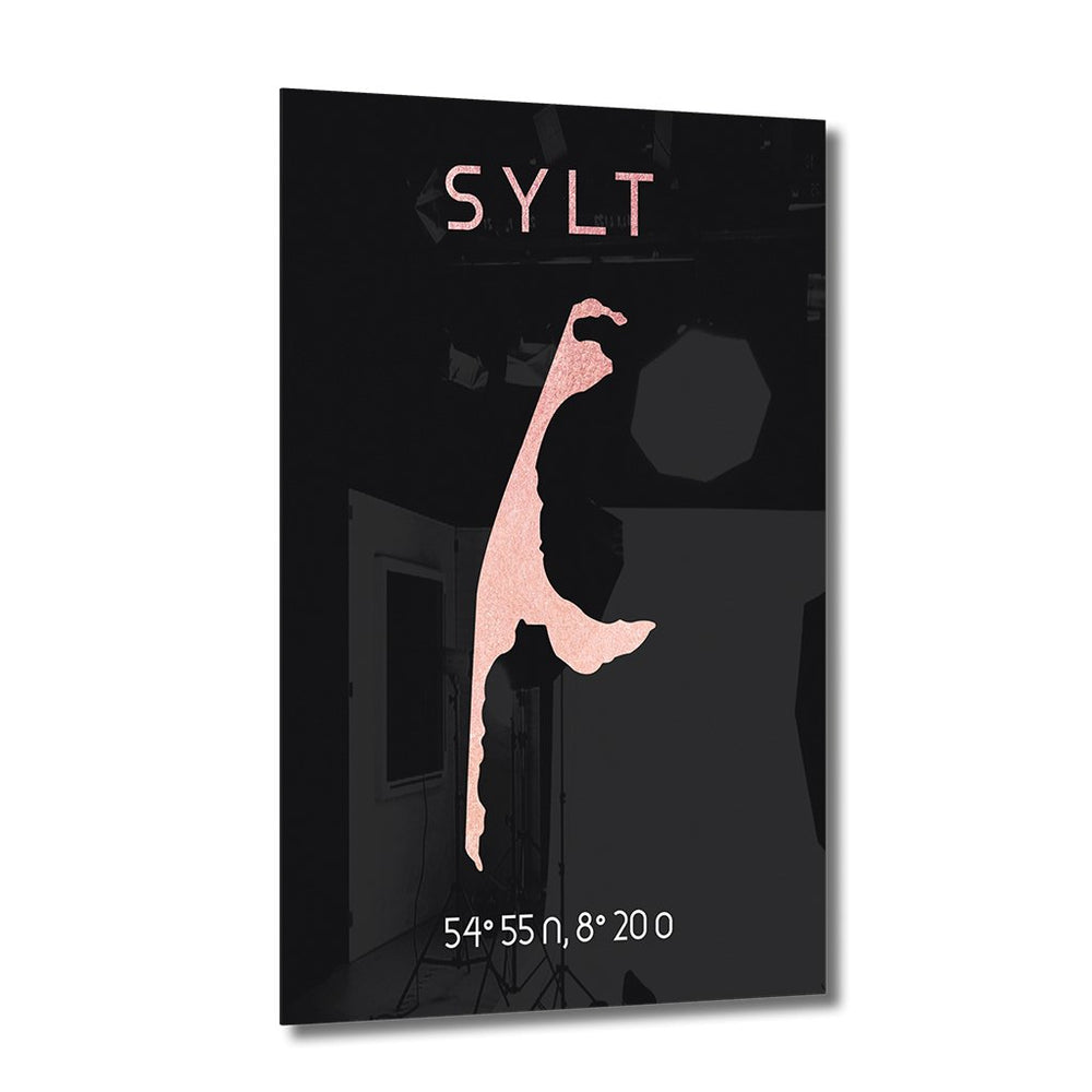 Sylt Coords Rosé auf Acryl - Affengeile Bilder
