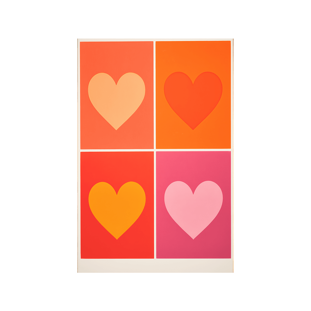 Vier Herzen voller Liebe by Frank Daske - Affengeile Bilder