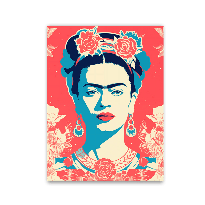 Viva Frida Pop Art by Frank Daske - Affengeile Bilder