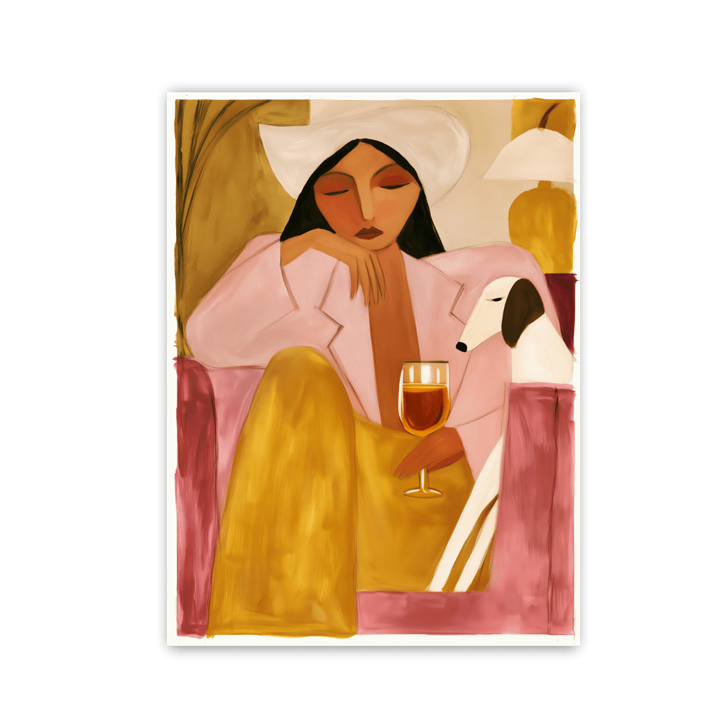 Wine Afternoon with Dog by Frank Daske - Affengeile Bilder
