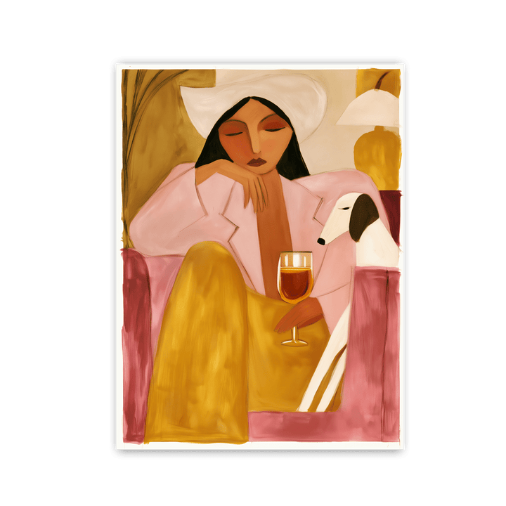 Wine Afternoon with Dog by Frank Daske - Affengeile Bilder