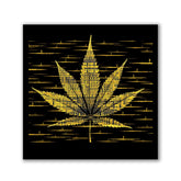 Yellow Cannabis Leaf by Catill - Affengeile Bilder