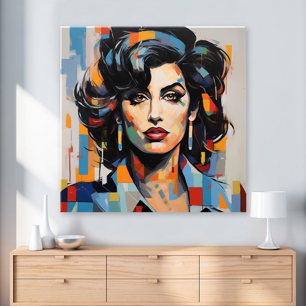 Amy Winehouse - Pop Art Portrait by Frank Daske - Affengeile Bilder