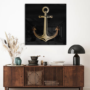 Anchor Goldversion auf Acryl - Affengeile Bilder