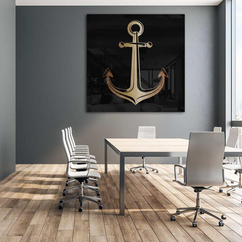 Anchor Goldversion auf Acryl - Affengeile Bilder