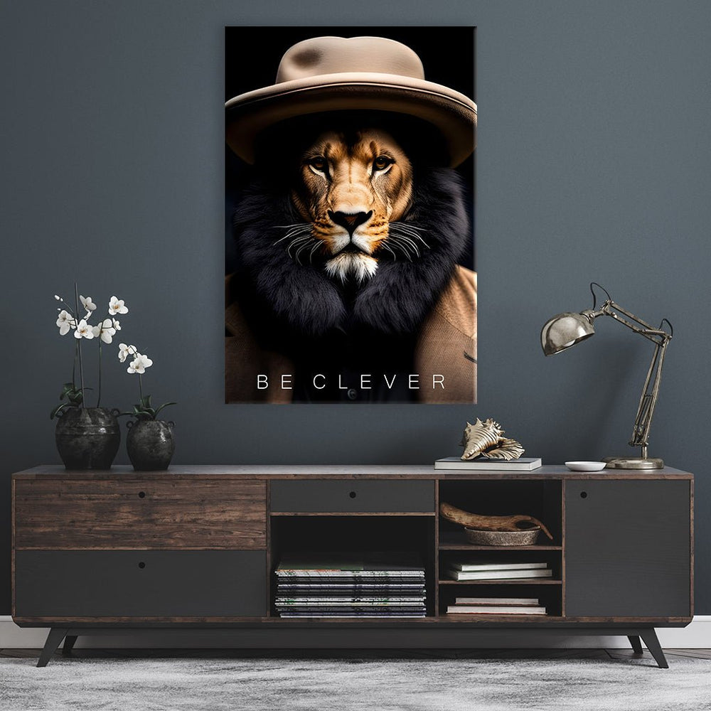 Be clever lion no2 by Adrian Vieriu - Affengeile Bilder