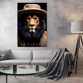 Be clever lion no2 by Adrian Vieriu - Affengeile Bilder