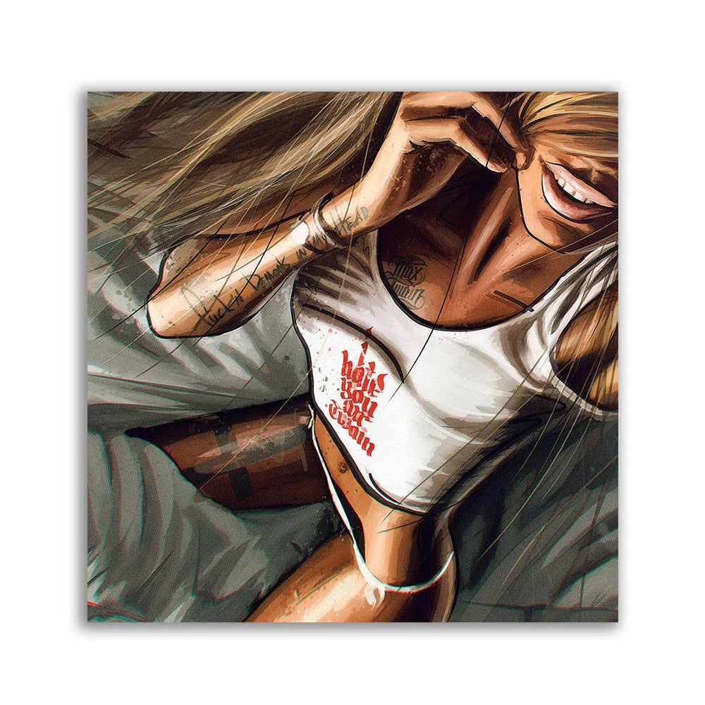 "Blonde Tattoo Girl" - Affengeile Bilder