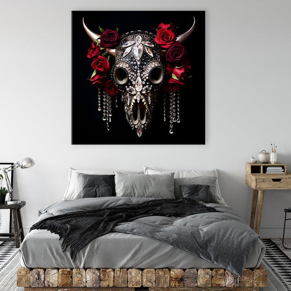 Bull Skull No1 by Rosa Piazza - Affengeile Bilder