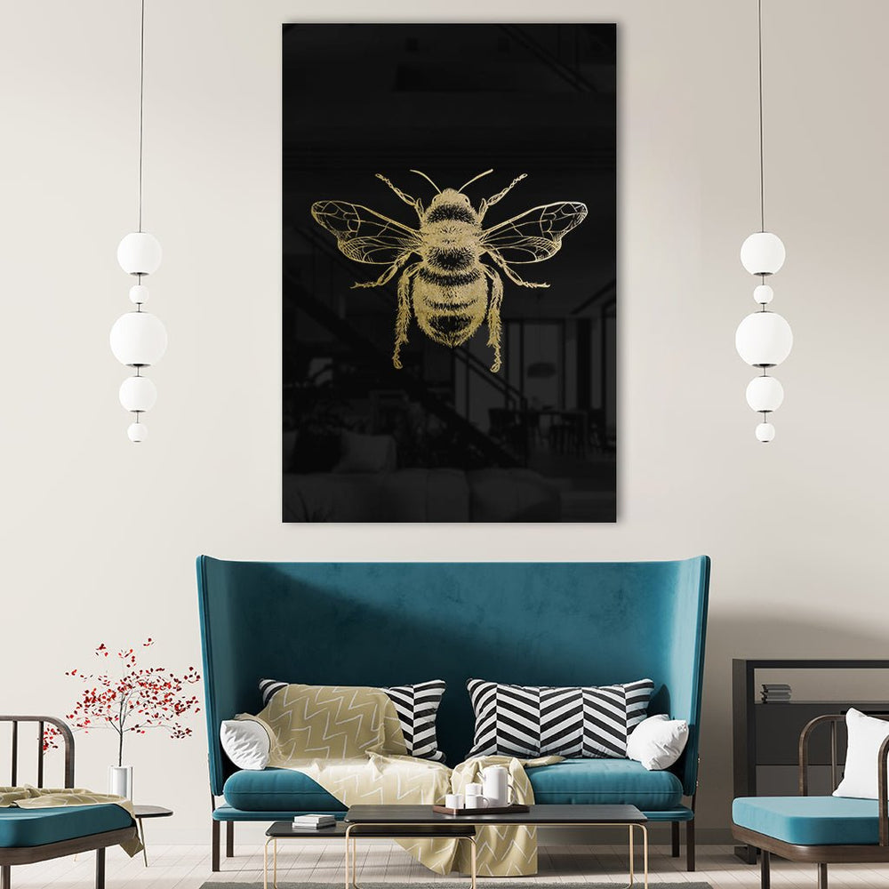 Bumblebee Goldversion auf Acryl - Affengeile Bilder