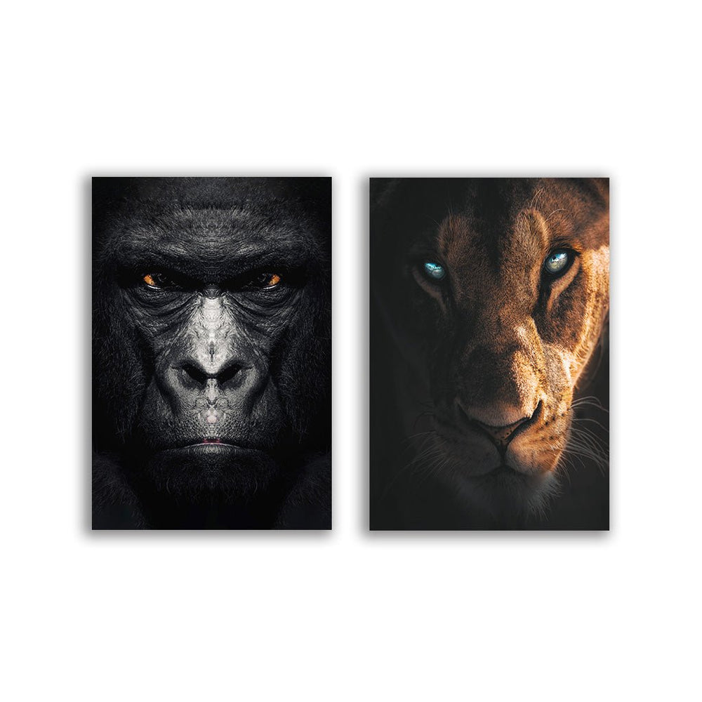 "Closeup Animals" - Duo by Zenzdesign - Affengeile Bilder