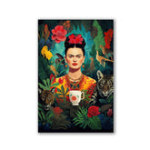 coffeetime with Frida Kahlo and Henri Rousseau by Frank Daske - Affengeile Bilder