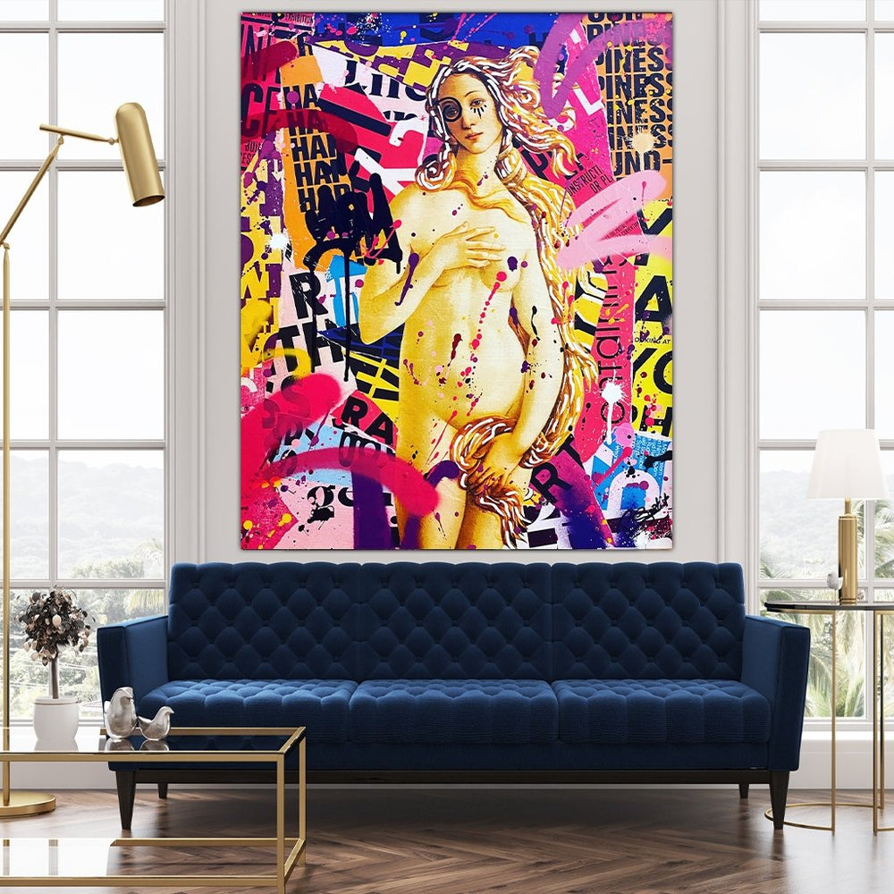 "Colorful Woman" by RS Artist - Affengeile Bilder