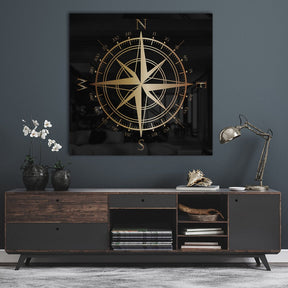 Compass Goldversion auf Acryl - Affengeile Bilder