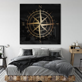 Compass Goldversion auf Acryl - Affengeile Bilder