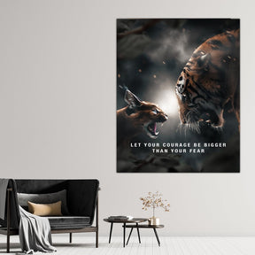 "Courage Bigger Than Fear" - Affengeile Bilder