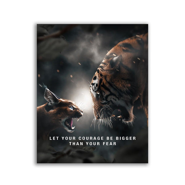 "Courage Bigger Than Fear" by Zenzdesign - Affengeile Bilder