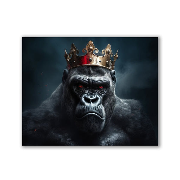 Crowned Gorilla by Zenzdesign - Affengeile Bilder