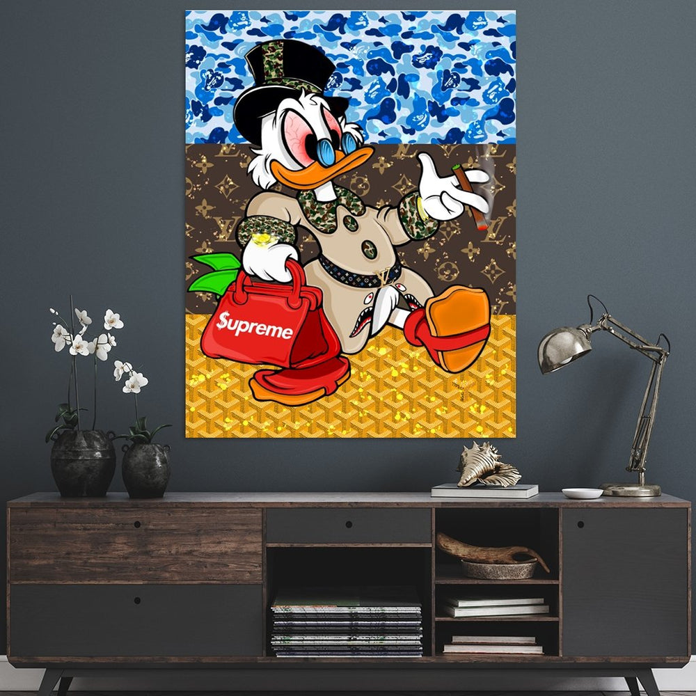 "Donald Duck Drip" by Sean Flores - Affengeile Bilder