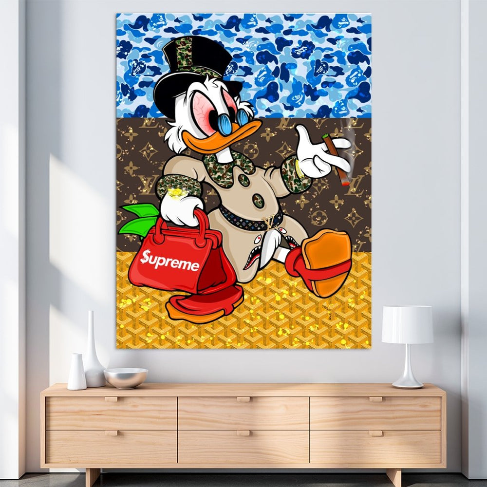 "Donald Duck Drip" by Sean Flores - Affengeile Bilder