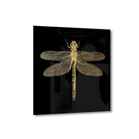 Dragonfly Goldversion auf Acryl - Affengeile Bilder