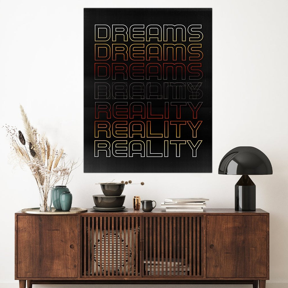 "Dream Reality Red Print" - Affengeile Bilder