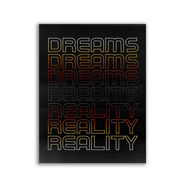 "Dream Reality Red Print" - Affengeile Bilder