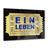 Ein Leben Goldversion auf Acryl - Affengeile Bilder