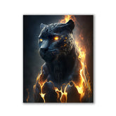 Flamed Black Panther by Zenzdesign - Affengeile Bilder