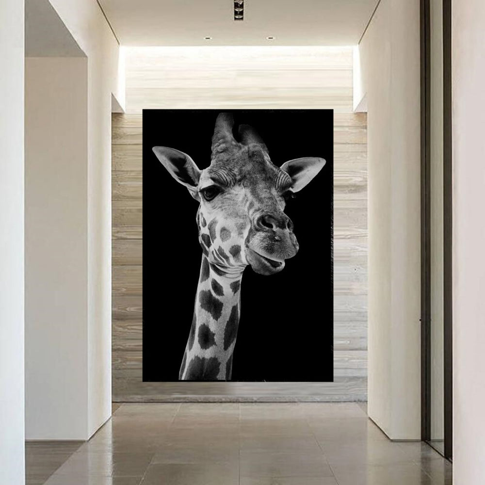 "Giraffe" Black/White - Affengeile Bilder