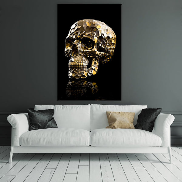 Golden Skull by Adrian Vieriu - Affengeile Bilder