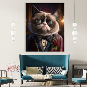 Grumpy Cat in Suit by Zenzdesign - Affengeile Bilder