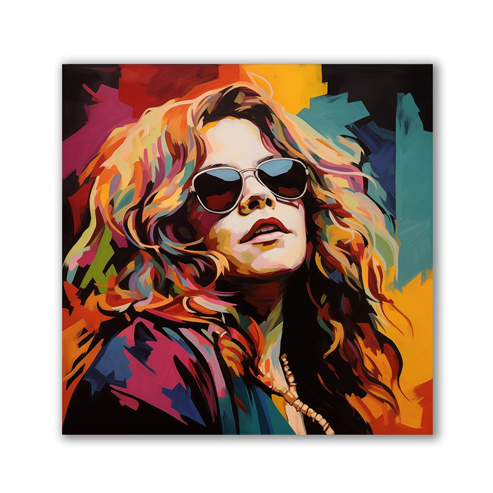 Janis Joplin - Pop Art Portrait by Frank Daske - Affengeile Bilder