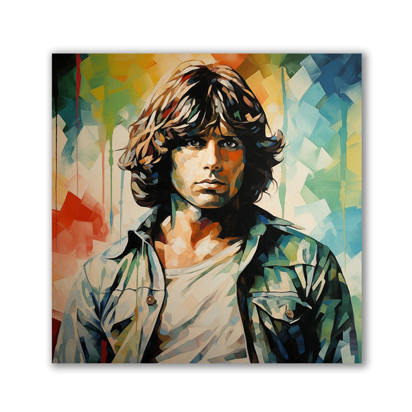 Jim Morrison - Pop Art Portrait by Frank Daske - Affengeile Bilder