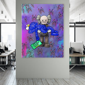 Kaws Blue by Kiss Pink - Affengeile Bilder