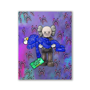 Kaws Blue by Kiss Pink - Affengeile Bilder