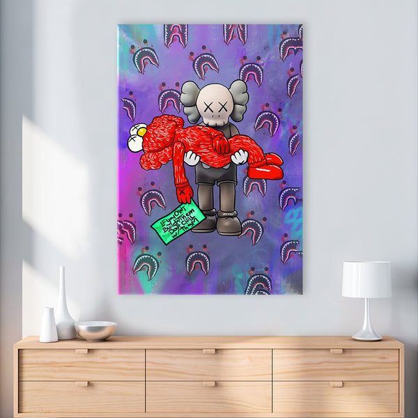 Kaws Red by Kiss Pink - Affengeile Bilder