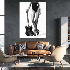 "Lady and the Gibson" - Affengeile Bilder